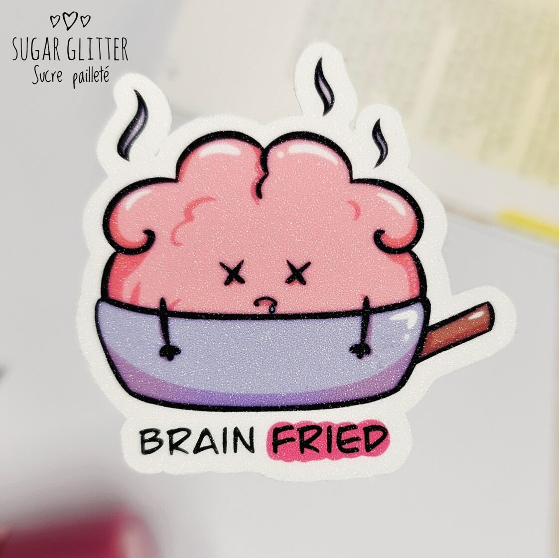 Brain fried - Meme de cerveau - Online shop selling art, stickers and ...